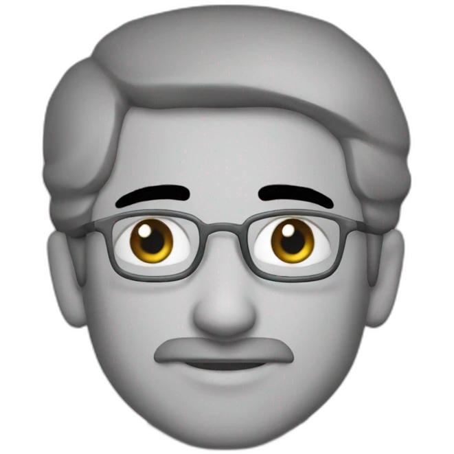 یک مرد با گربه رو شانه اش emoji