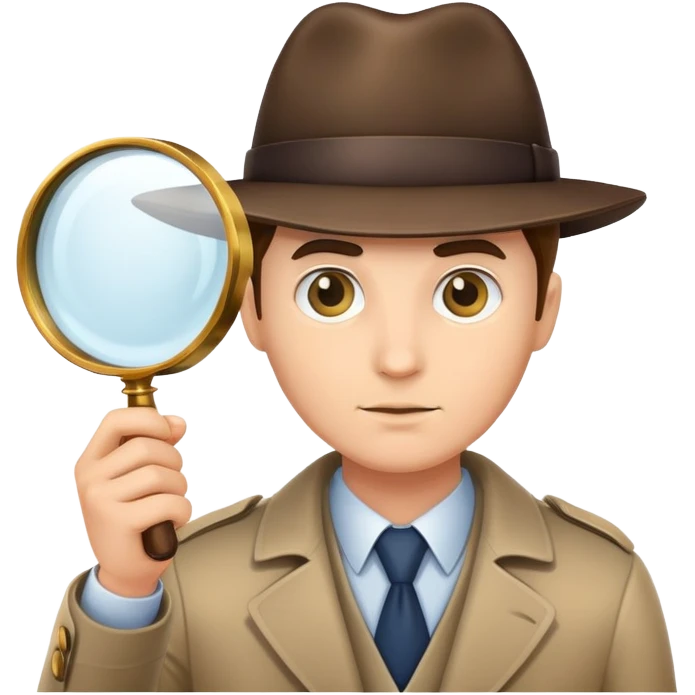 detective with magnifying glass emoji