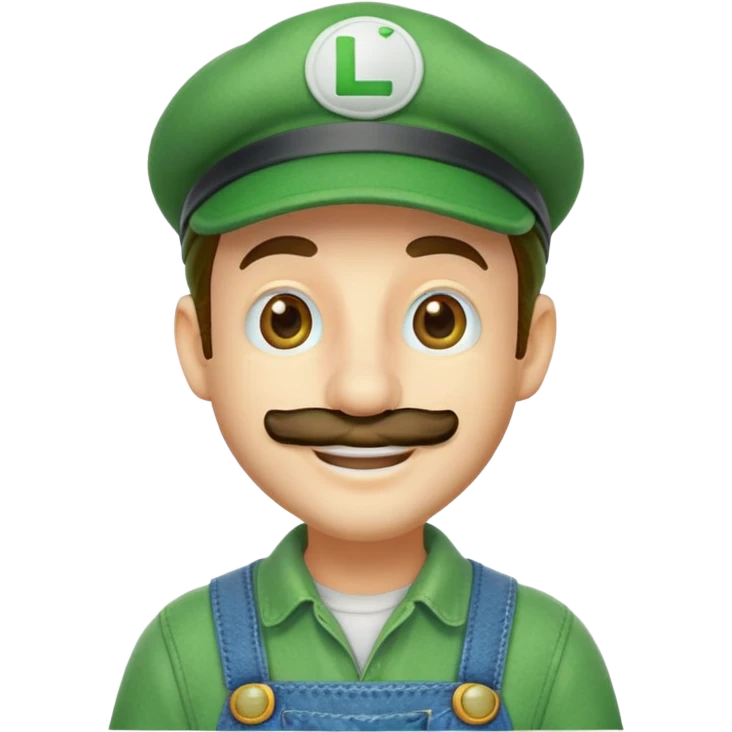 Luigi from Mario Bros emoji