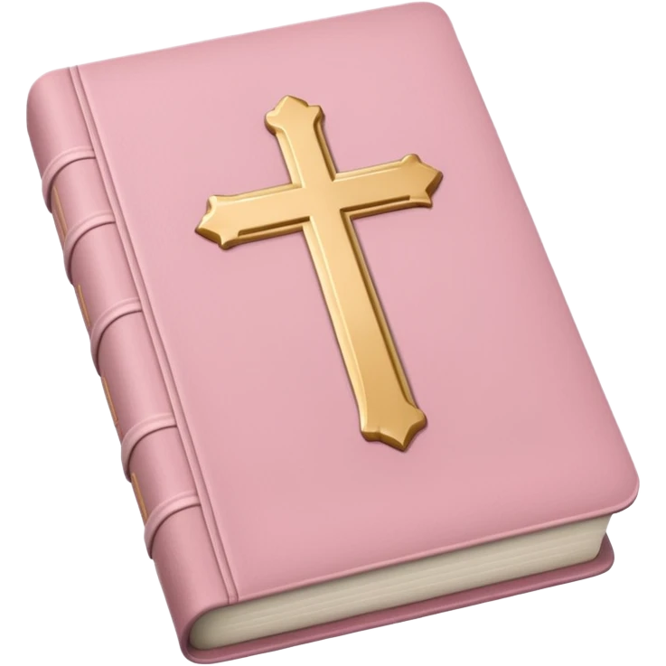 Light pink Holy Bible emoji