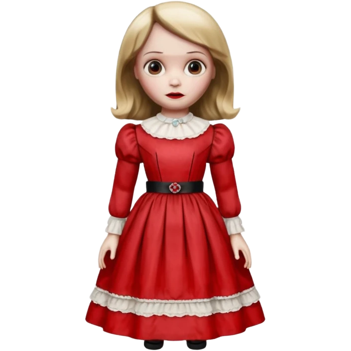 Annabelle doll from The Conjuring movie emoji