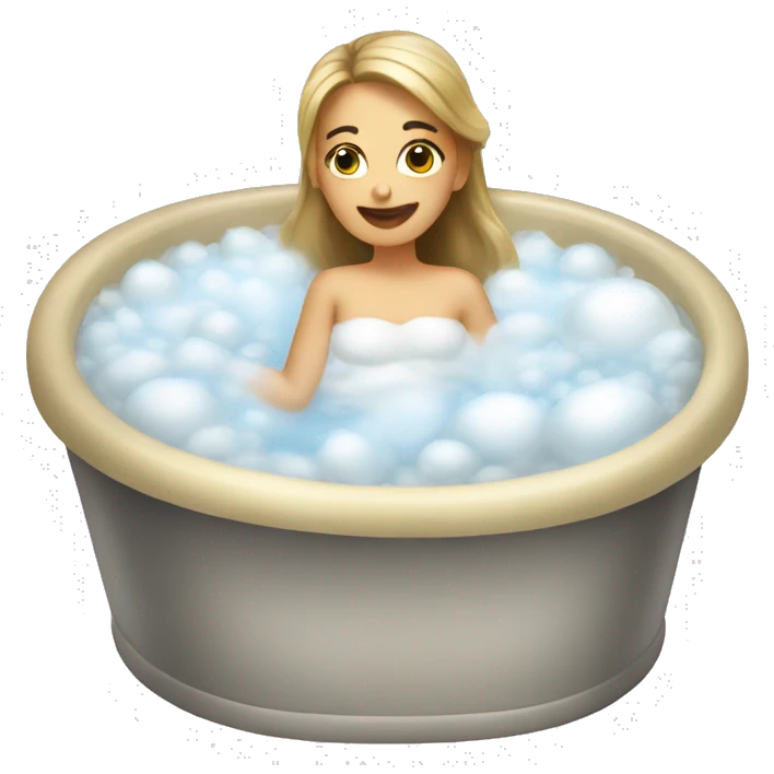 luxury bubble bath emoji