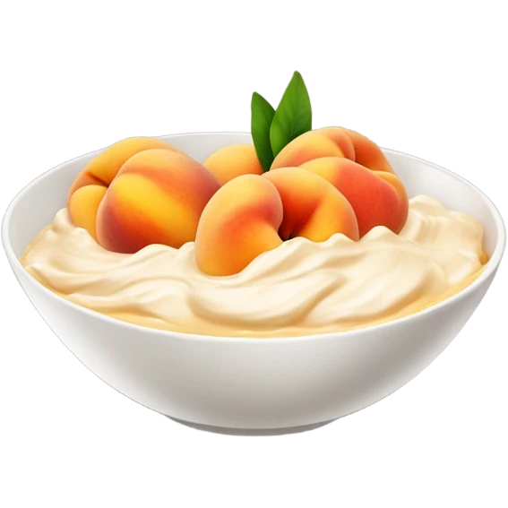 Peaches and cream emoji