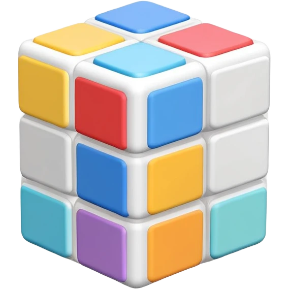 A web page for rubics cube events management platform emoji