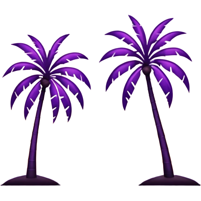 florida plam trees and sunset emoji