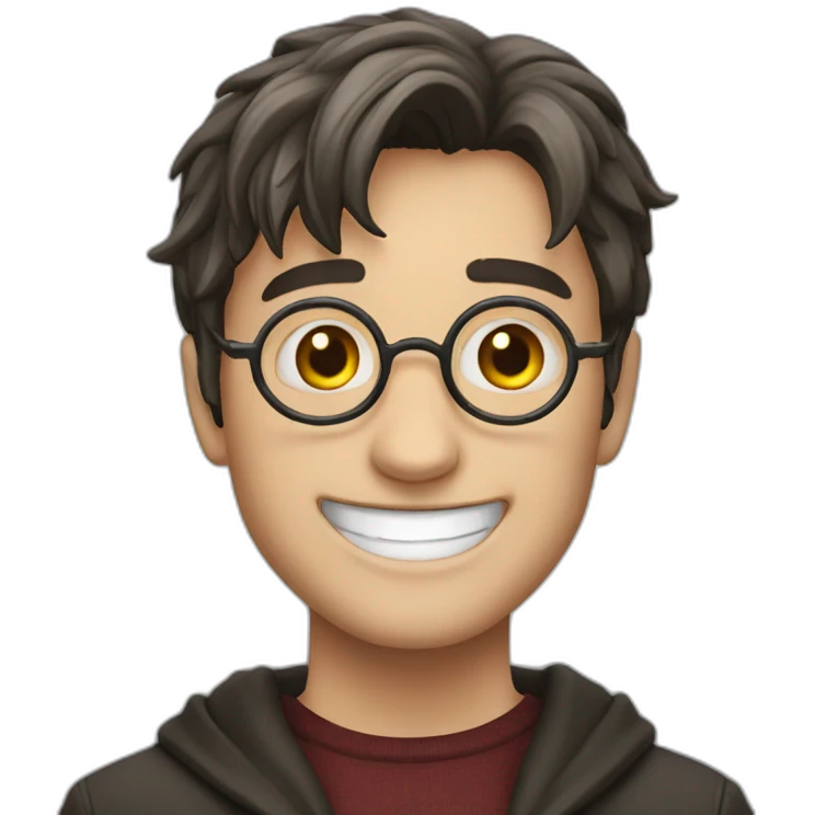 Harry Potter smiling emoji