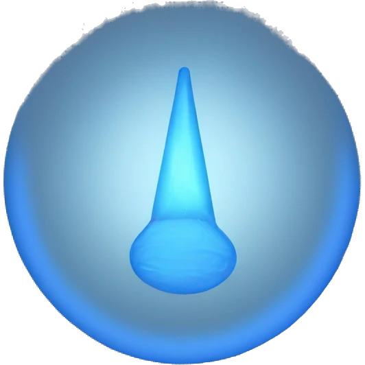 Blue light emoji