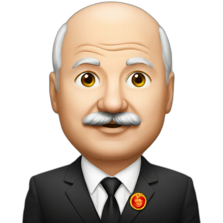 Lukashenko with potato emoji
