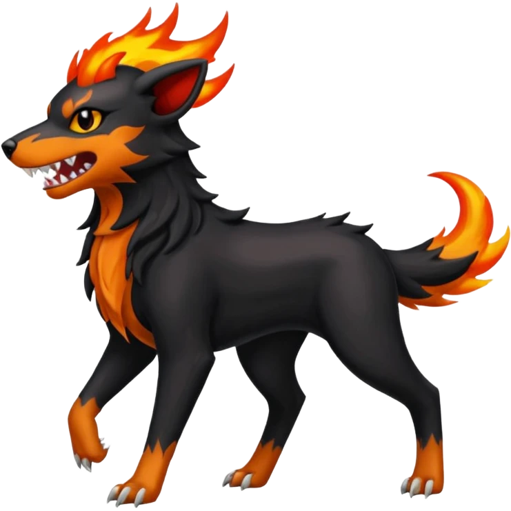 Houndoom-Poochyena-Pokémon-Fakémon-hybrid-creature emoji
