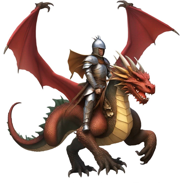 Dragon rider emoji