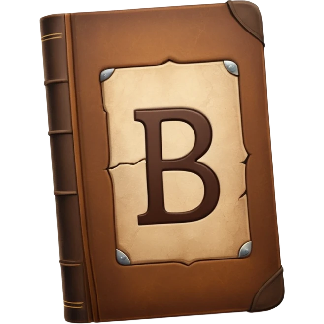a book with label "B1" on its cover emoji