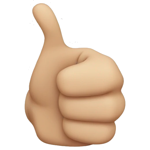 person with thumbs up emoji