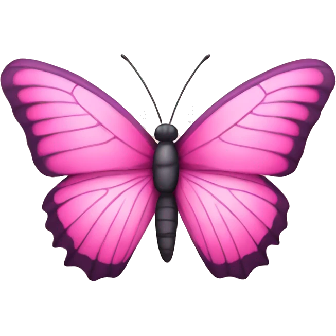 Pink Butterfly emoji