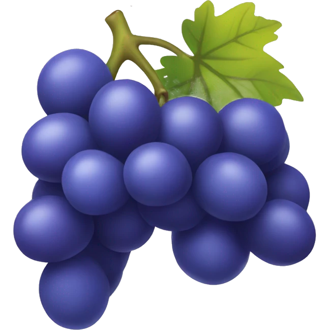 Blue grapes emoji
