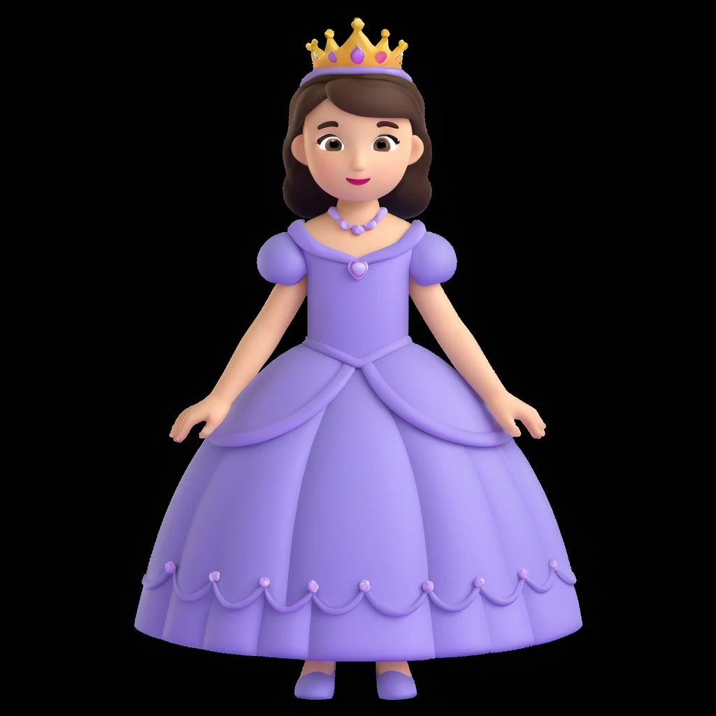 girls in a princess dress emoji