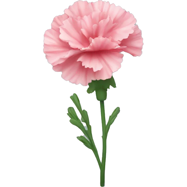 Carnation minimalistic emoji emoji