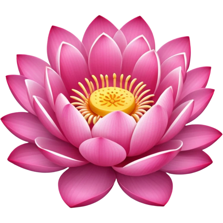Pink lotus emoji