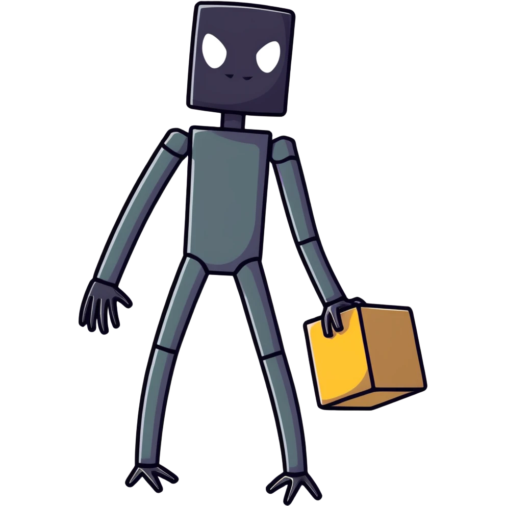Minecraft Enderman emoji