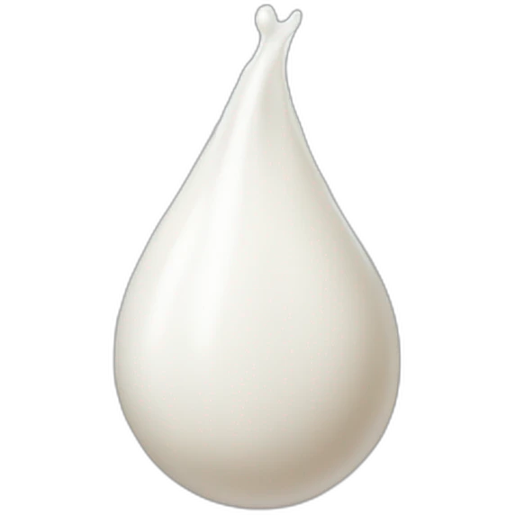 Milk drop emoji