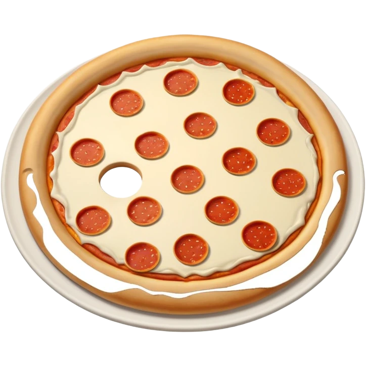 Saturn and pizza emoji