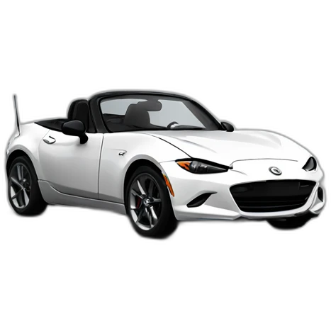 White Mx5 my2020 emoji