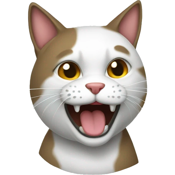Un gato enojado  emoji