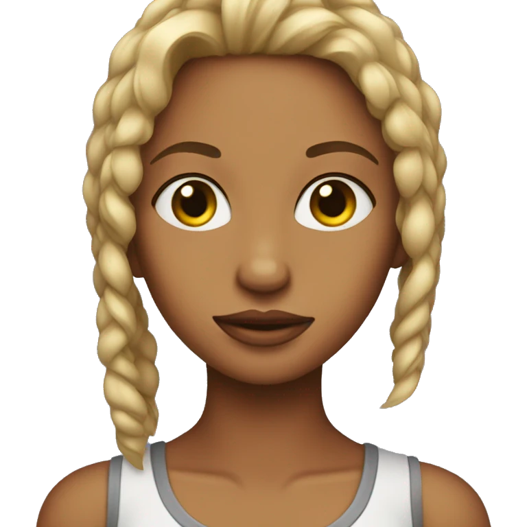 A shy slay girl emoji