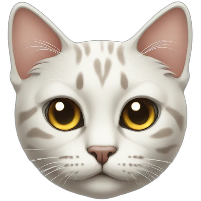 syberian cat with one eye emoji