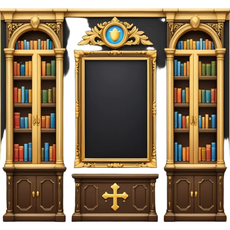 catholic library room emoji