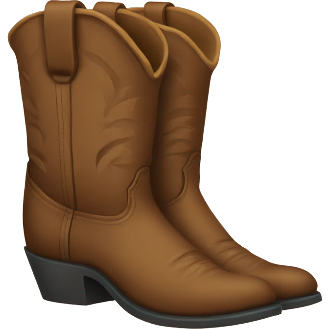 Western boot emoji