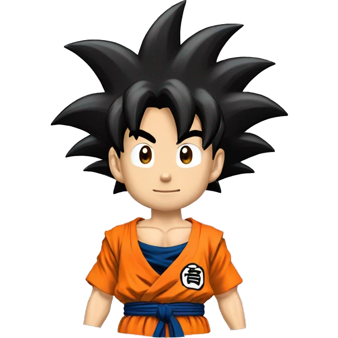 Goku com a camisa do senai emoji