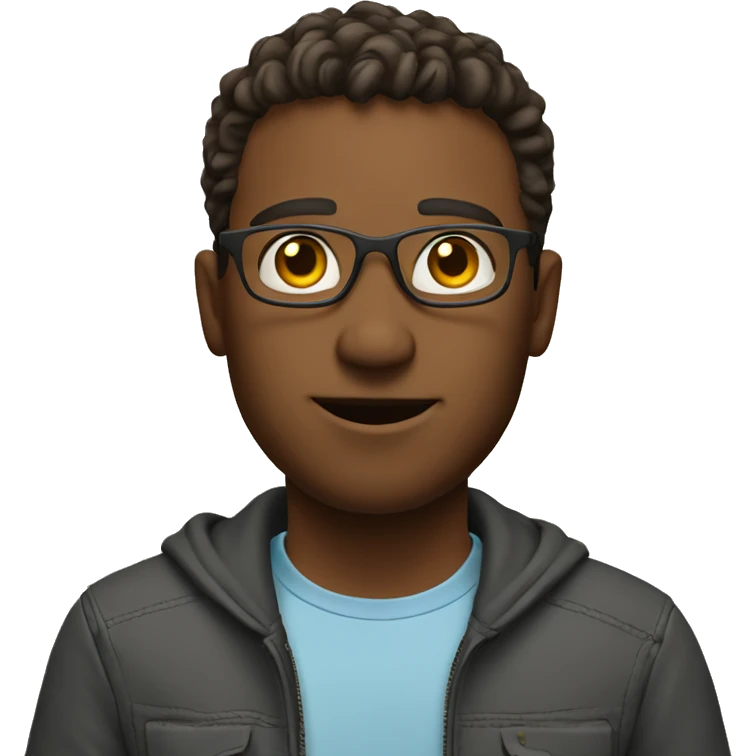 Smart tech guy emoji