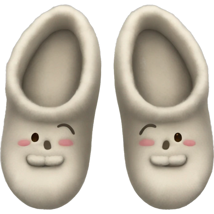 Cozy slippers emoji