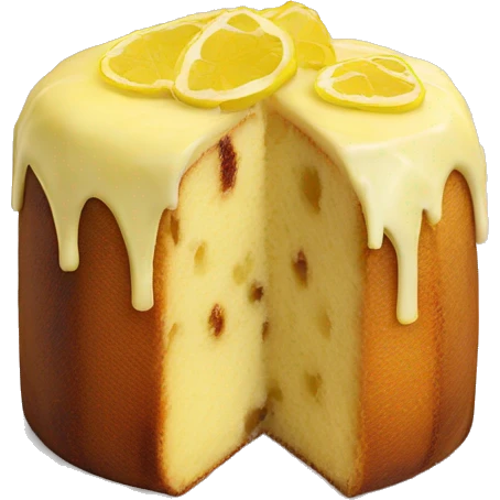 Limoncello panettone cake emoji