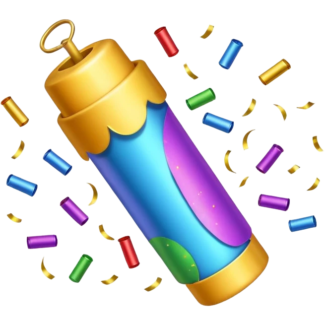 A party popper emoji emoji