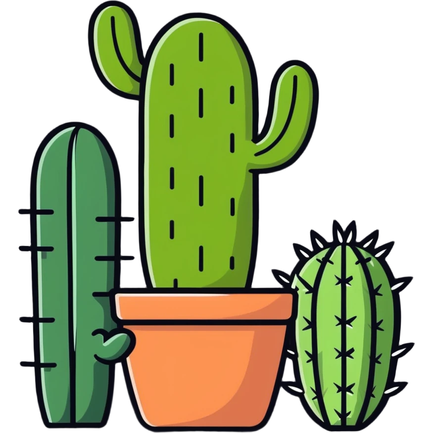 Cactus in space emoji