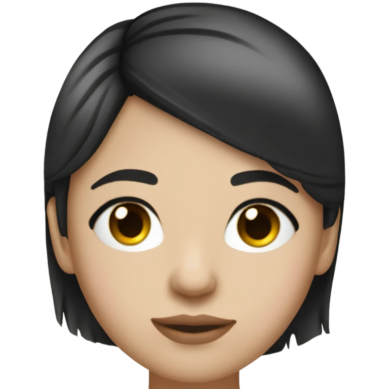 girl with long black hair wearing a gel facemask white top and fair skin eyes shut with lashes emoji