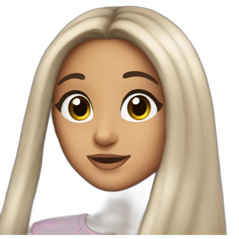 Ariana grande con coleta emoji