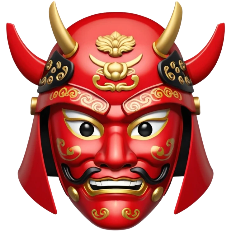 samurai mask emoji