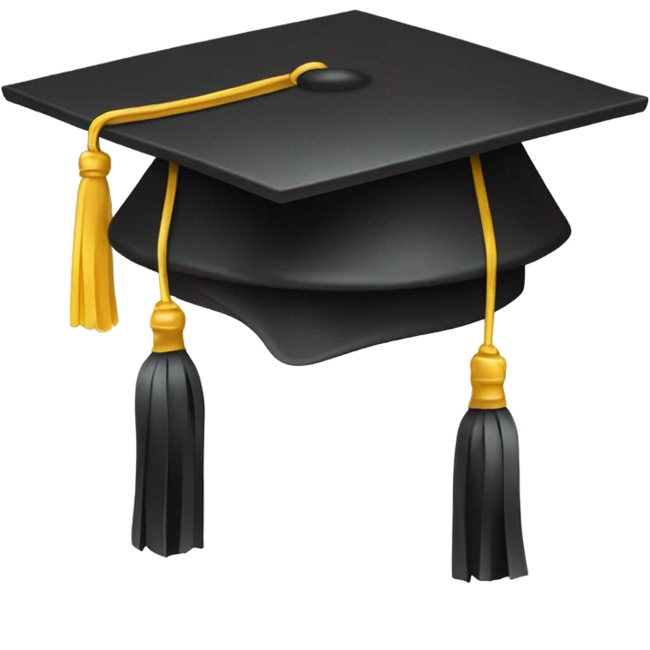 graduate hat emoji