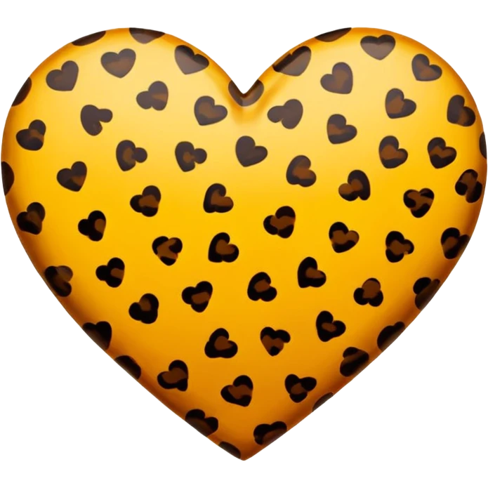 Cuore leopardato  emoji