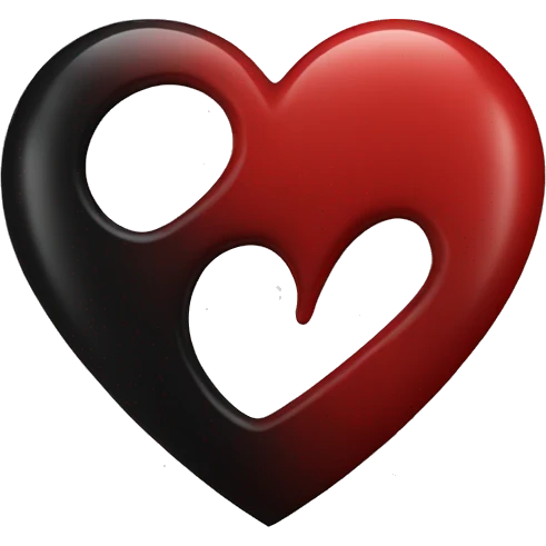 heart-symbol-deep-red-and-black-colour emoji