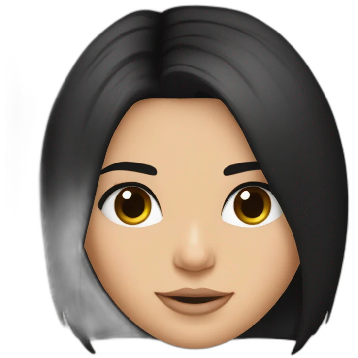 a kendall jenner emoji, msfluentui style emoji