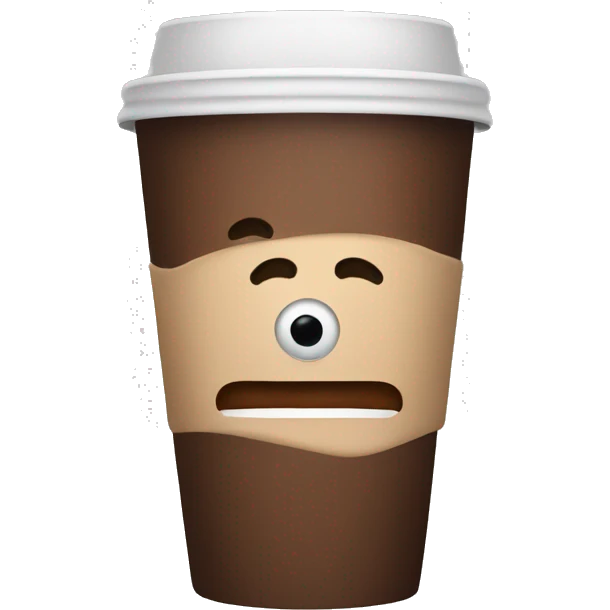 Takeaway coffee emoji