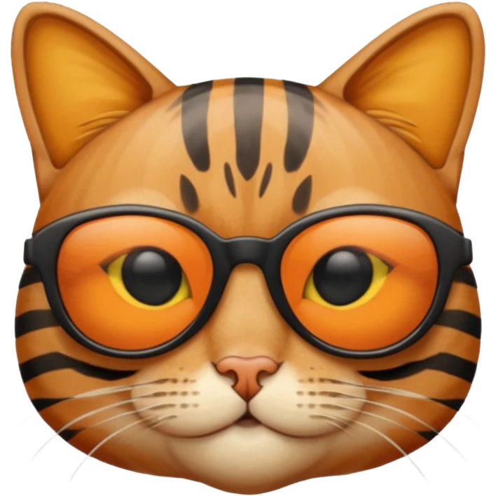 Cat wearing sunglasses emoji