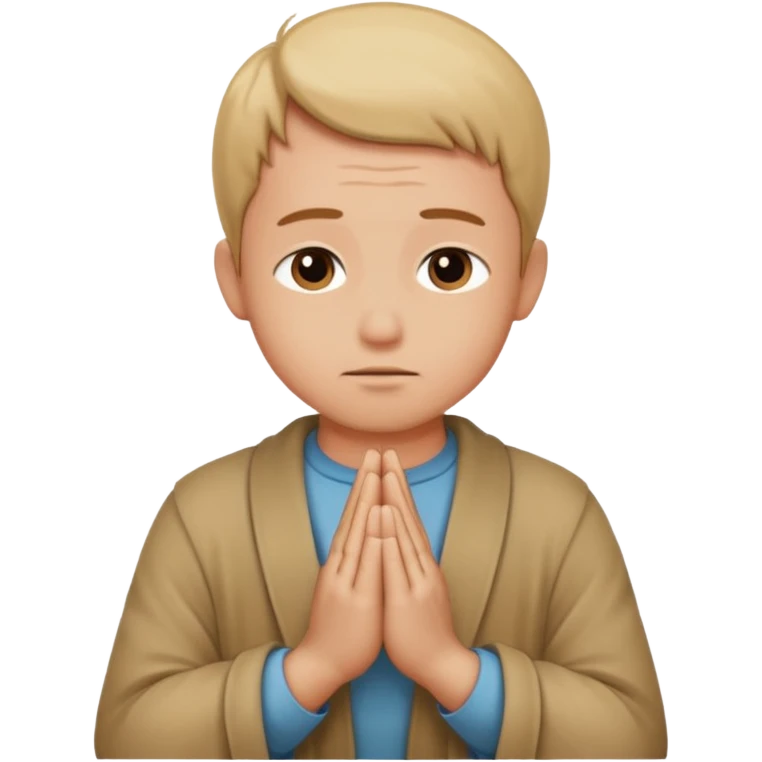 a man praying emoji