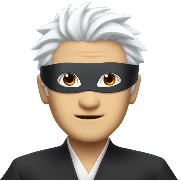 Satoru gojo with blindfold on emoji