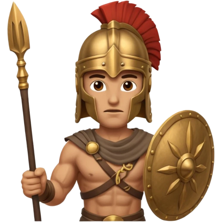 ancient Greek warrior emoji