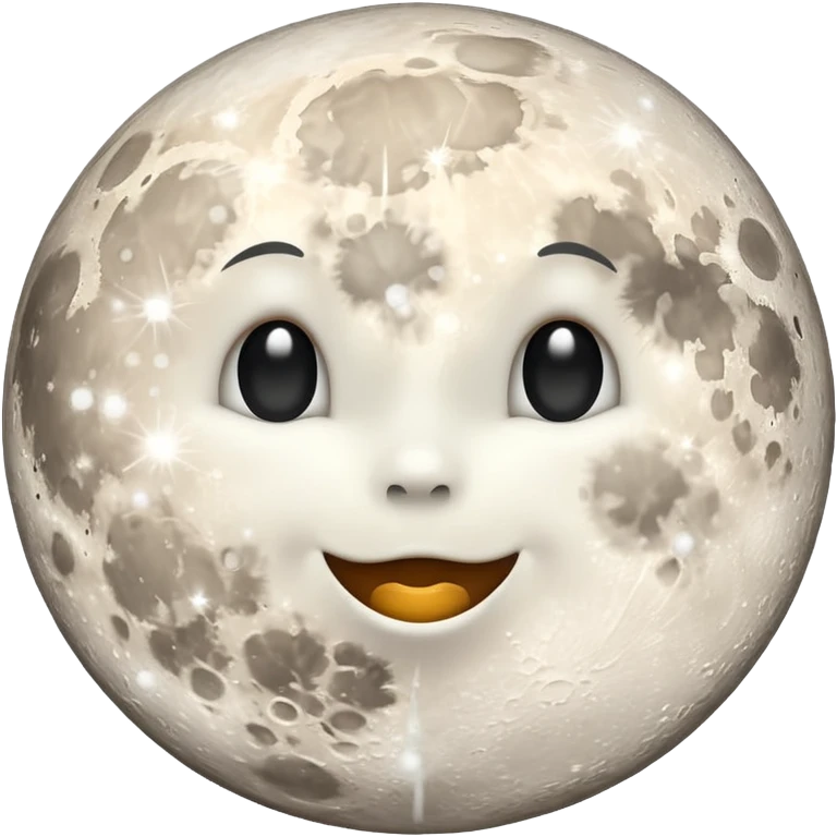 milky full moon emoji