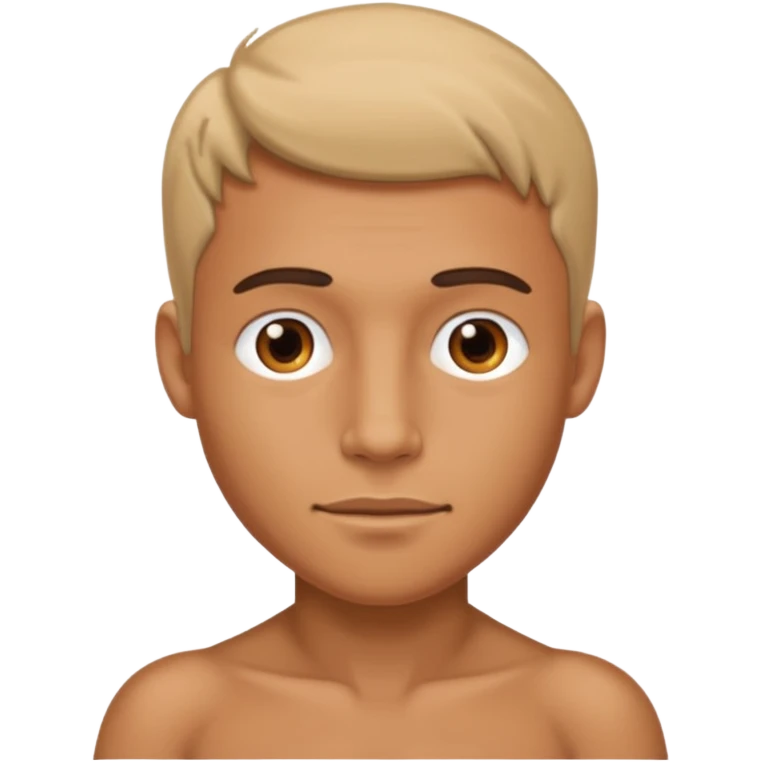 Nude man with panis  emoji
